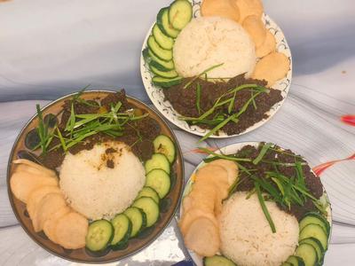 Beef Rendang prepared at home